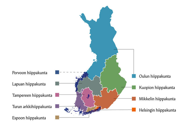 hiippakunnat Suomessa